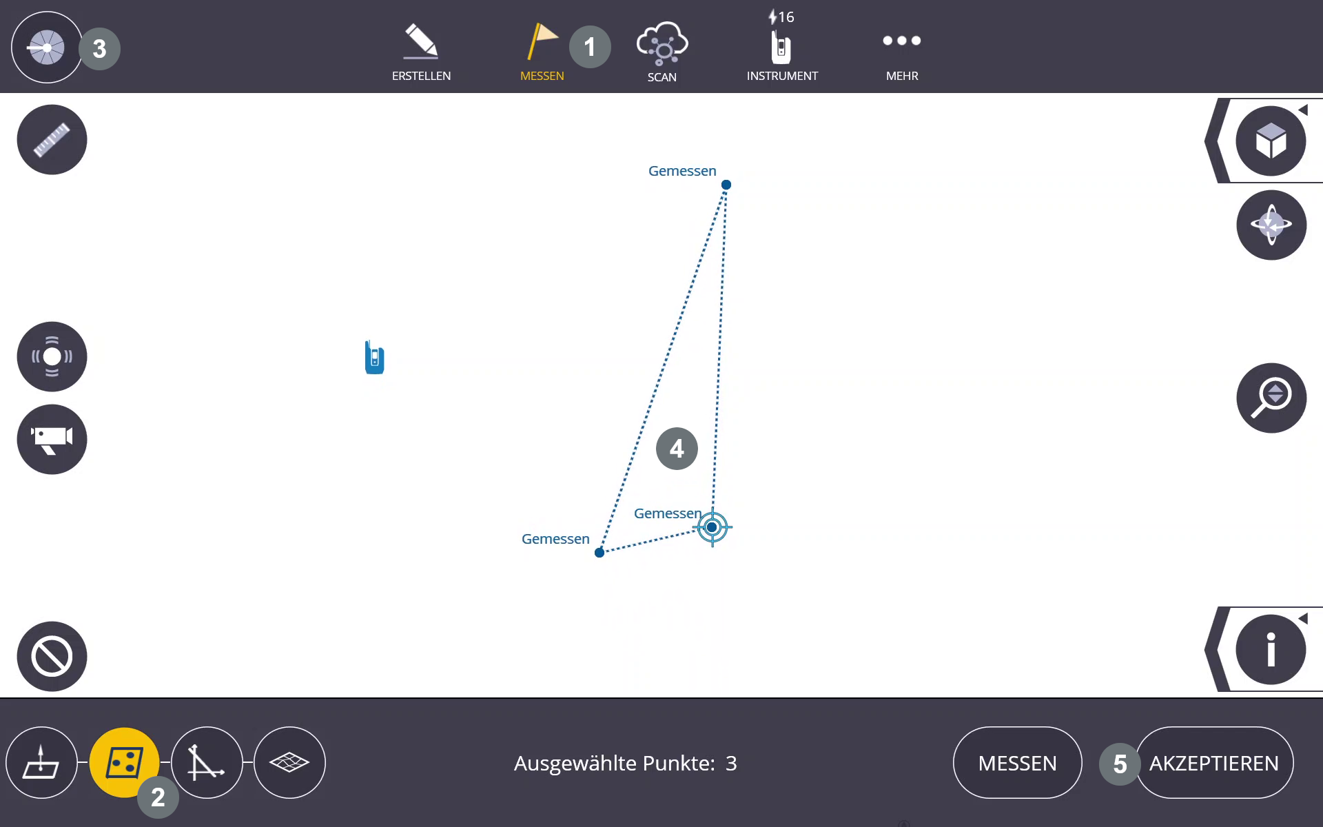 Zweiachsig geneigte Ebene