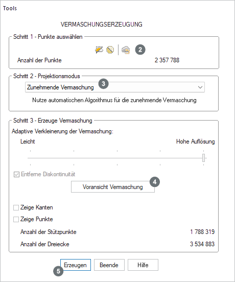 Vermaschungserzeugung
