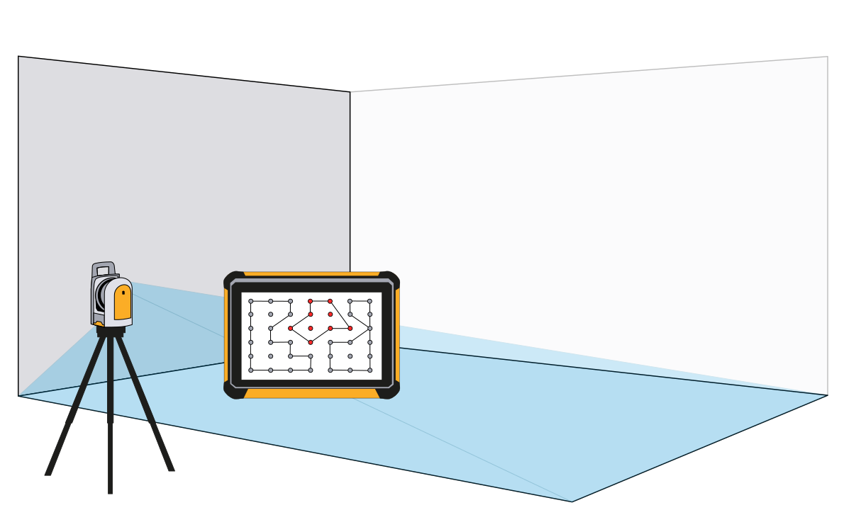 Fußbodenanalyse Symbol