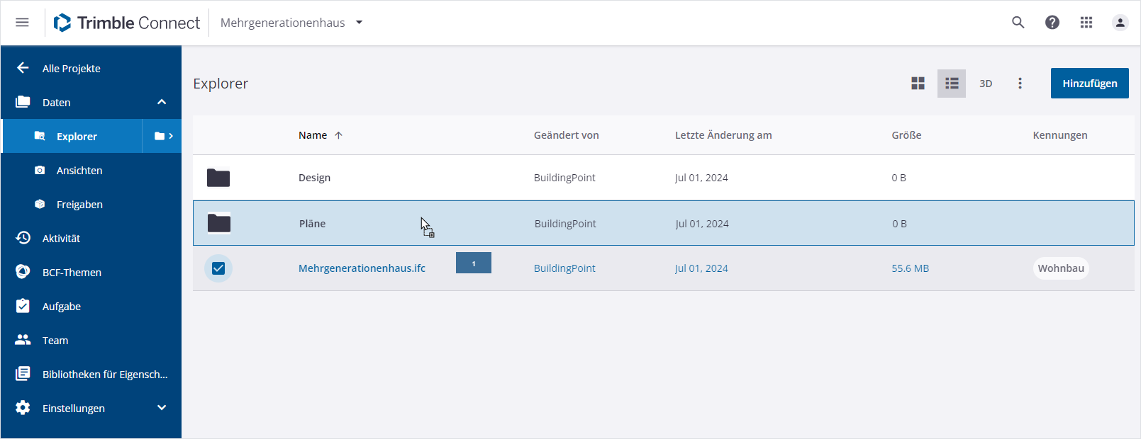 Dateien und Ordner verschieben